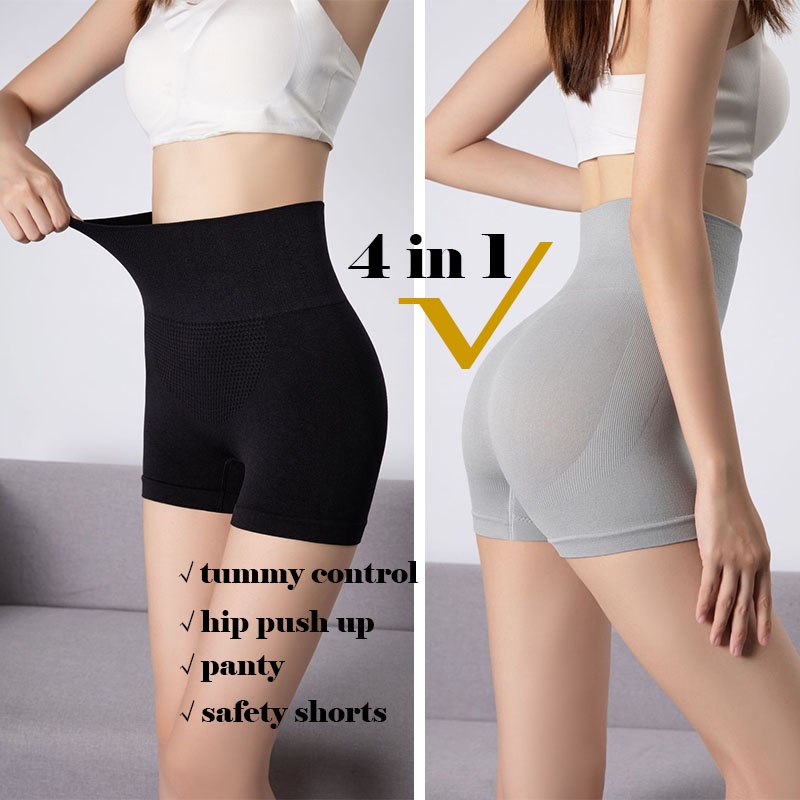 Joe Sir Boxer Shorts Body Shaper Panty High Waist Cycling Shorts Honeycomb Shaping Underwear Plus Size Shapewear Cotton Boxers Panties