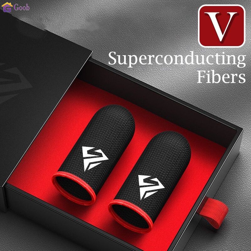  PUBG Mobile Phone Sweat-Proof Gaming Finger Sleeve Fingertip Gloves Game Non-slip Touch Screen Thumb Fingertip Sleeves [goob]