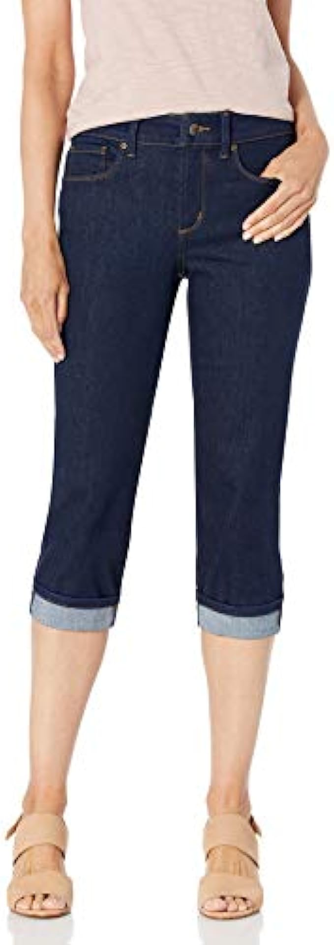 NYDJ Women&#039;s Marilyn Straight Cuff Cropped Slimming Jeans