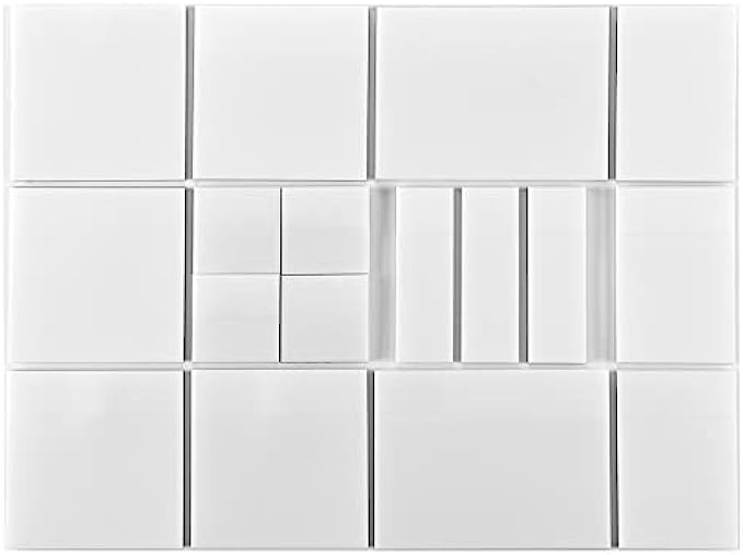 Jiemay 850 Pcs Transparent Sticky Notes Pad, Clear Sticky Notes for Books Message Reminder, Waterproof Self-Adhesive Translucent Sticky Notes, 17 Packs (1.5&quot;x1.5&quot; , 3&quot;x1&quot; , 3&quot;