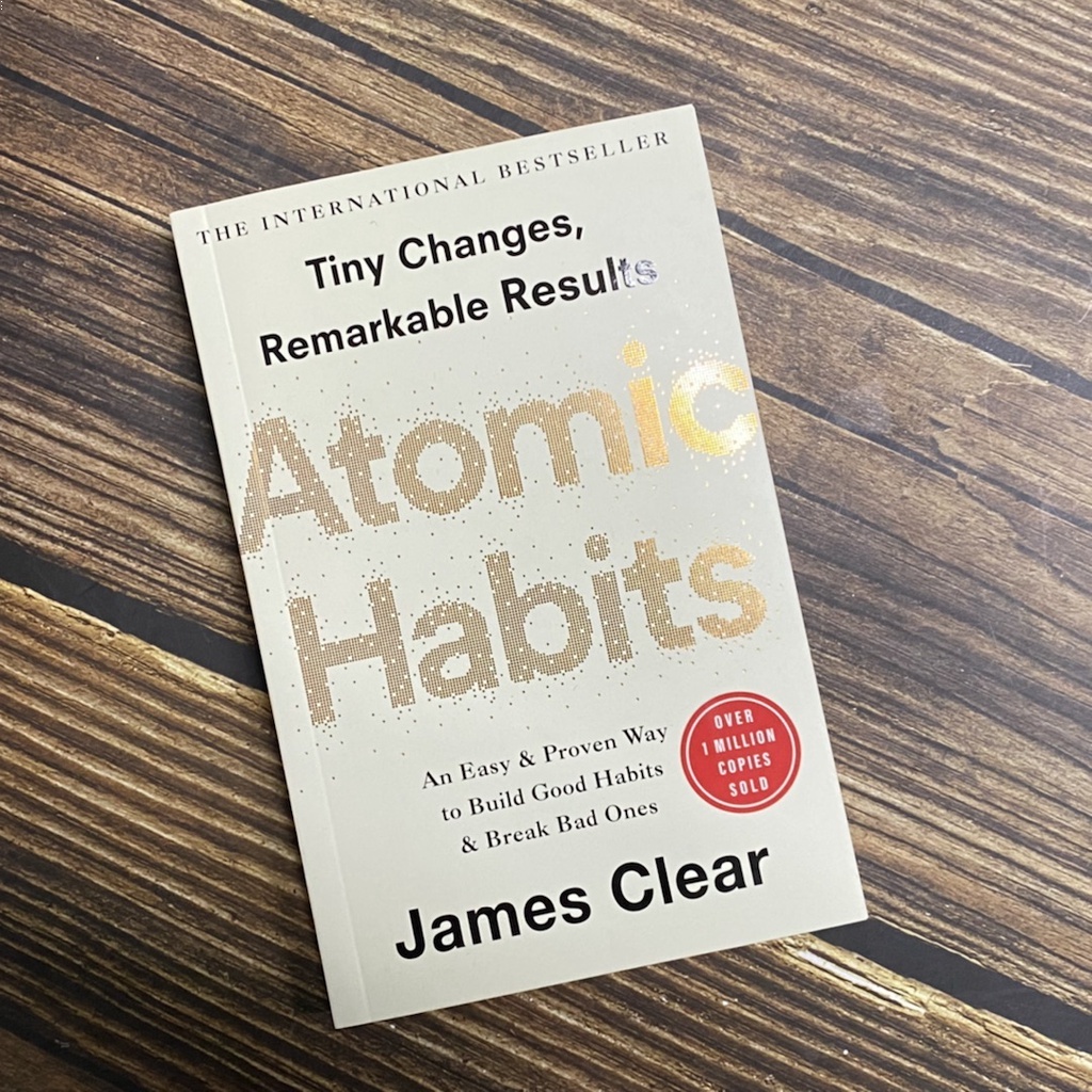 Atomic Habits English by James Clear Build Good Habits Break Bad One Bestseller
